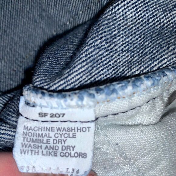 Vintage 1980’s Levi’s 517 Orange Tab Jeans 38x26 - Picture 6 of 8